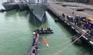 Kapal Selam Otonom Tanpa Awak (KSOT) karya PT PAL yang mendapat menghargaan ASEAN Outstanding Engineering Achievement Project. Sumber foto: PT PAL Indonesia