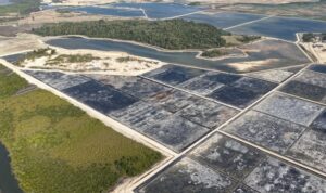 An aerial view of the National Salt Industry Center (K-SIGN) in Rote Ndao, East Nusa Tenggara. Photo source: Antara News Agency