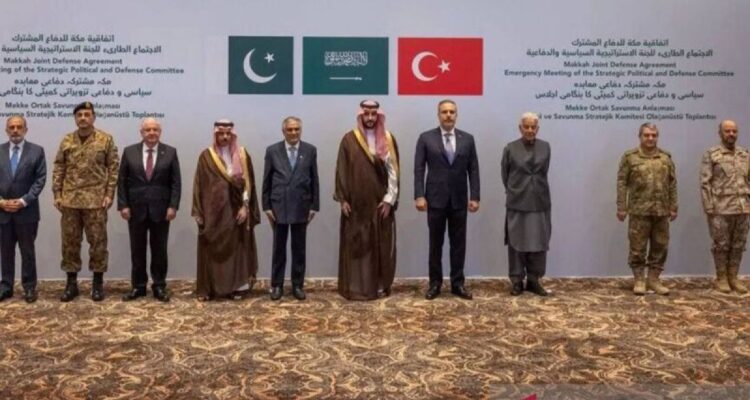 Pakta Pertahanan Makkah ditandatangani 7 Agustus 2026 oleh Arab Saudi, Pakistan, dan Turkiye. Sumber foto: Antara
