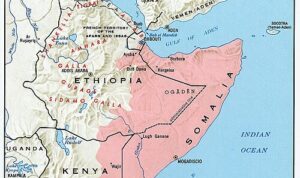 Ilustrasi - Peta Somalia. Sumber foto: Antara
