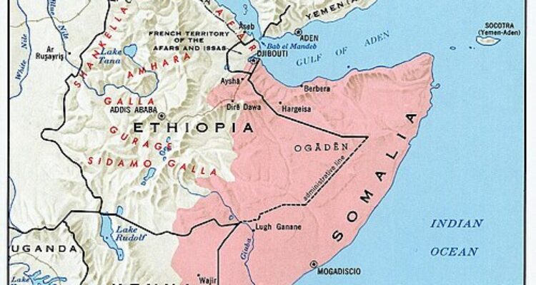 Ilustrasi - Peta Somalia. Sumber foto: Antara